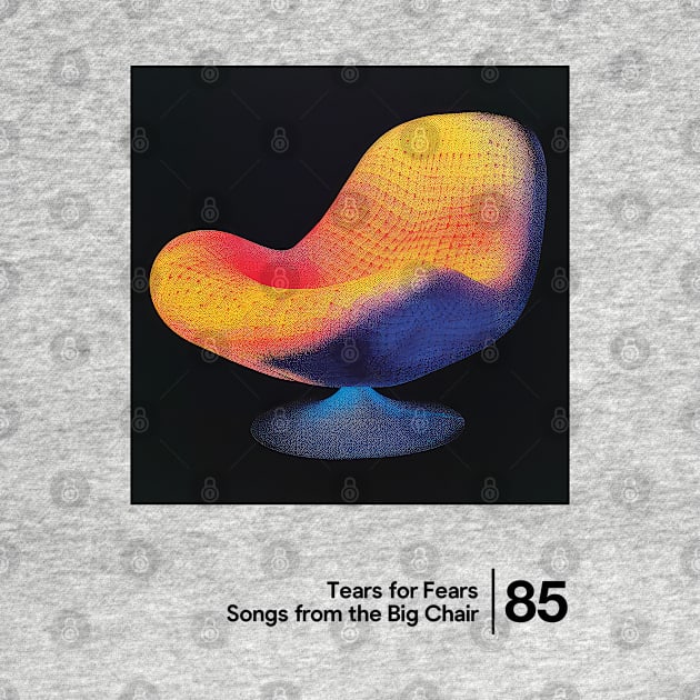 Tears For Fears - Minimalist Graphic Design Artwork by saudade